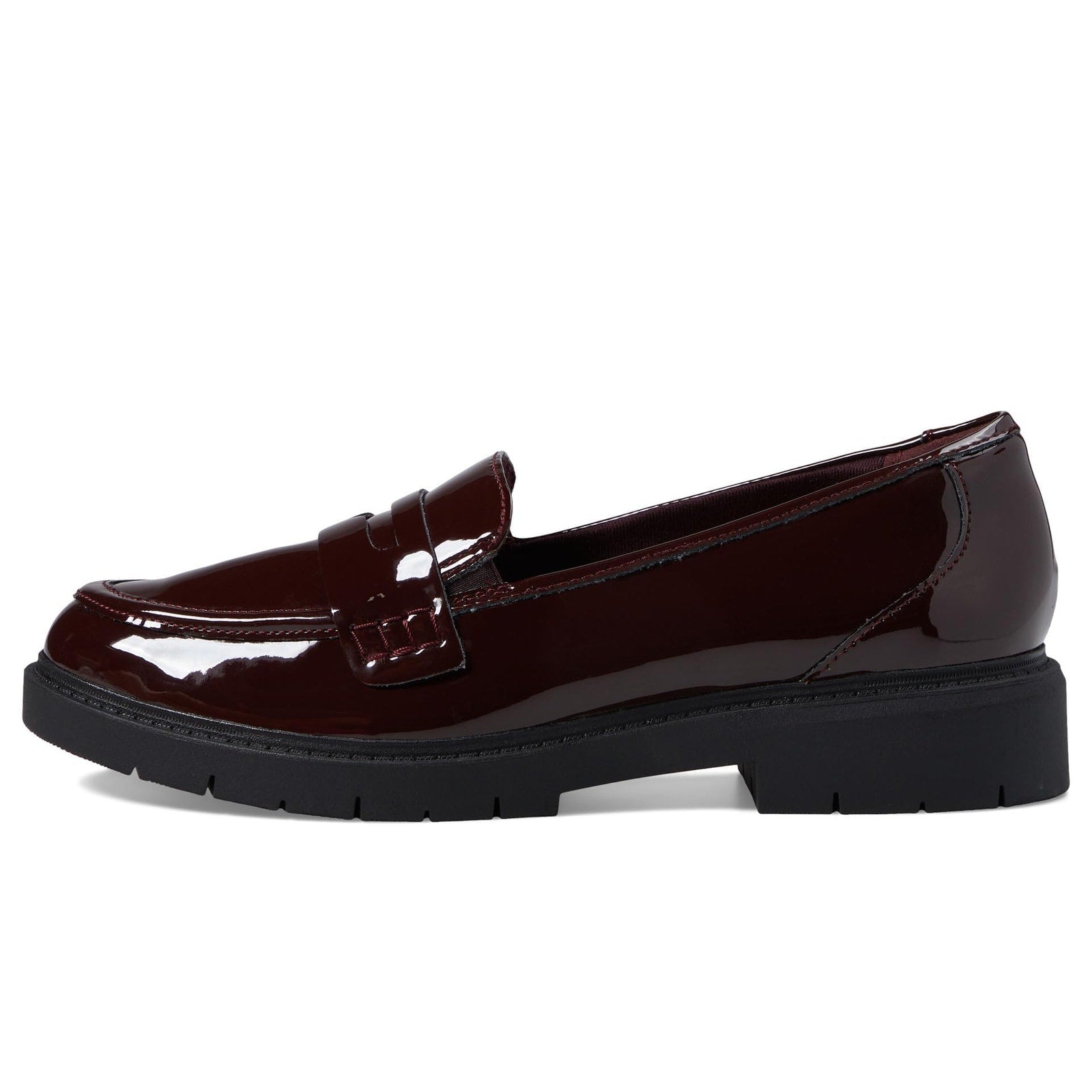 Clarks Women Red’s Westlynn Ayla Loafer Burgundy Patent Size 8.5