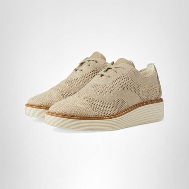 Cole Haan Women OriginalGrand Stitchlite Oxford 9.5 Rye Beige