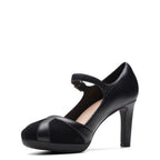 Clarks Women Ambyr Light Pump Black Combi Size 6