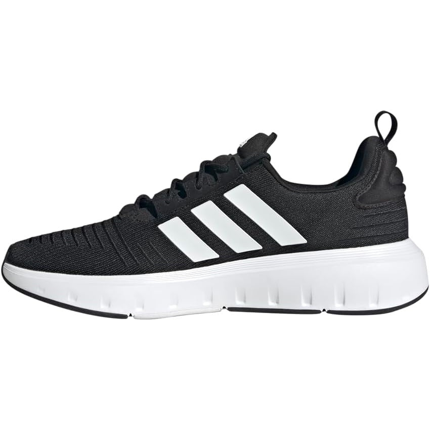 Adidas Men Swift Run23 Sneakers Black/White Lightweight Size 13