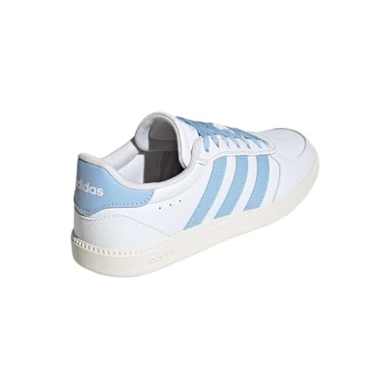 Adidas Women Breaknet Sleek Sneaker White/Blue/Off White size 6