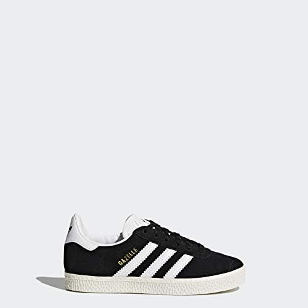 Adidas Originals Gazelle Black/White/Gold Big Kid