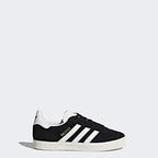 Adidas Originals Gazelle Black/White/Gold Big Kid