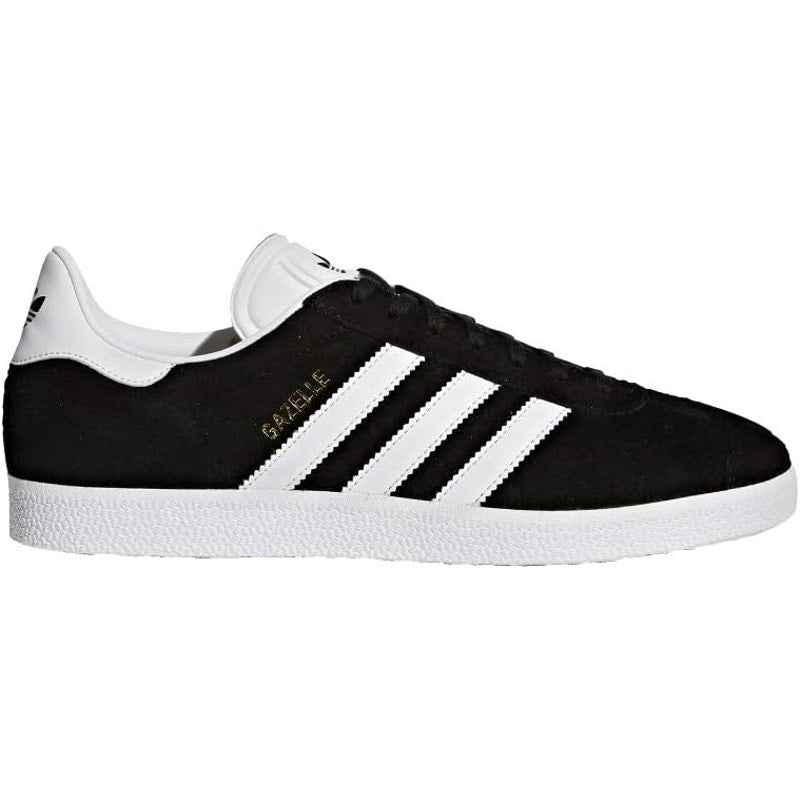Adidas Men Originals Gazelle Casual Shoes Black/White/Gold Metallic Size 11