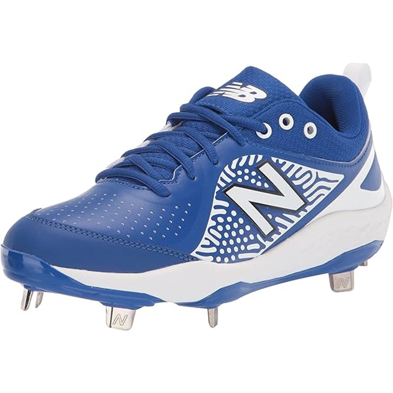 New Balance Women Metal Softball Shoe Royal/White Size 9.5