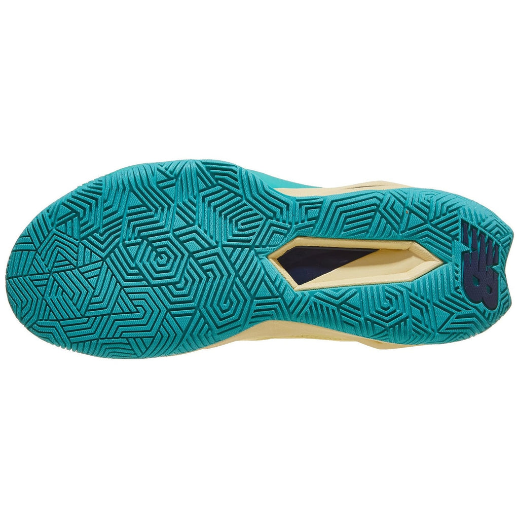 New Balance Women Tennis Shoe Parchment/Nb Navy Size 7M