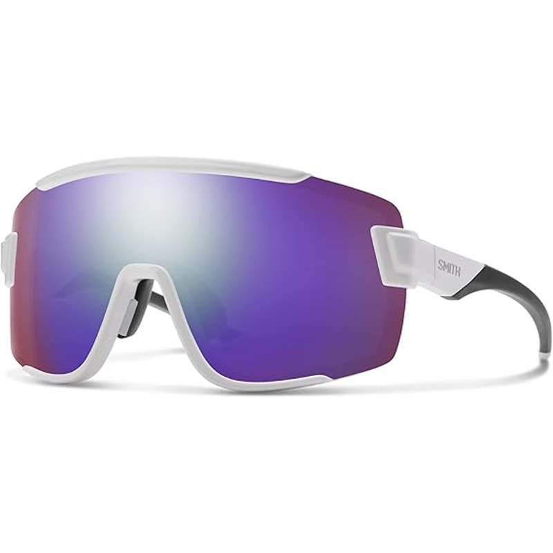 SMITH Unisex Wildcat Sunglasses w ChromaPop Lens,White/Red