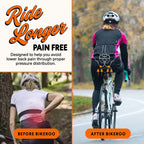 Bikeroo Comfort Bike Saddle Memory Foam Black