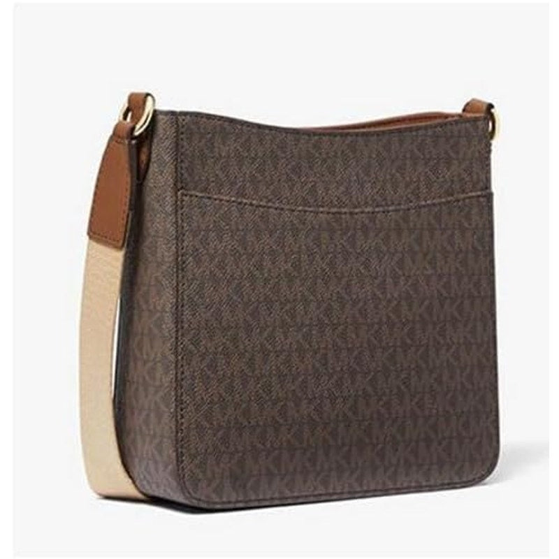 Michael Kors Women Jet Set Travel Small Signature Logo Messenger Bag