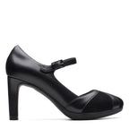 Clarks Women Ambyr Light Pump Black Combi Size 6