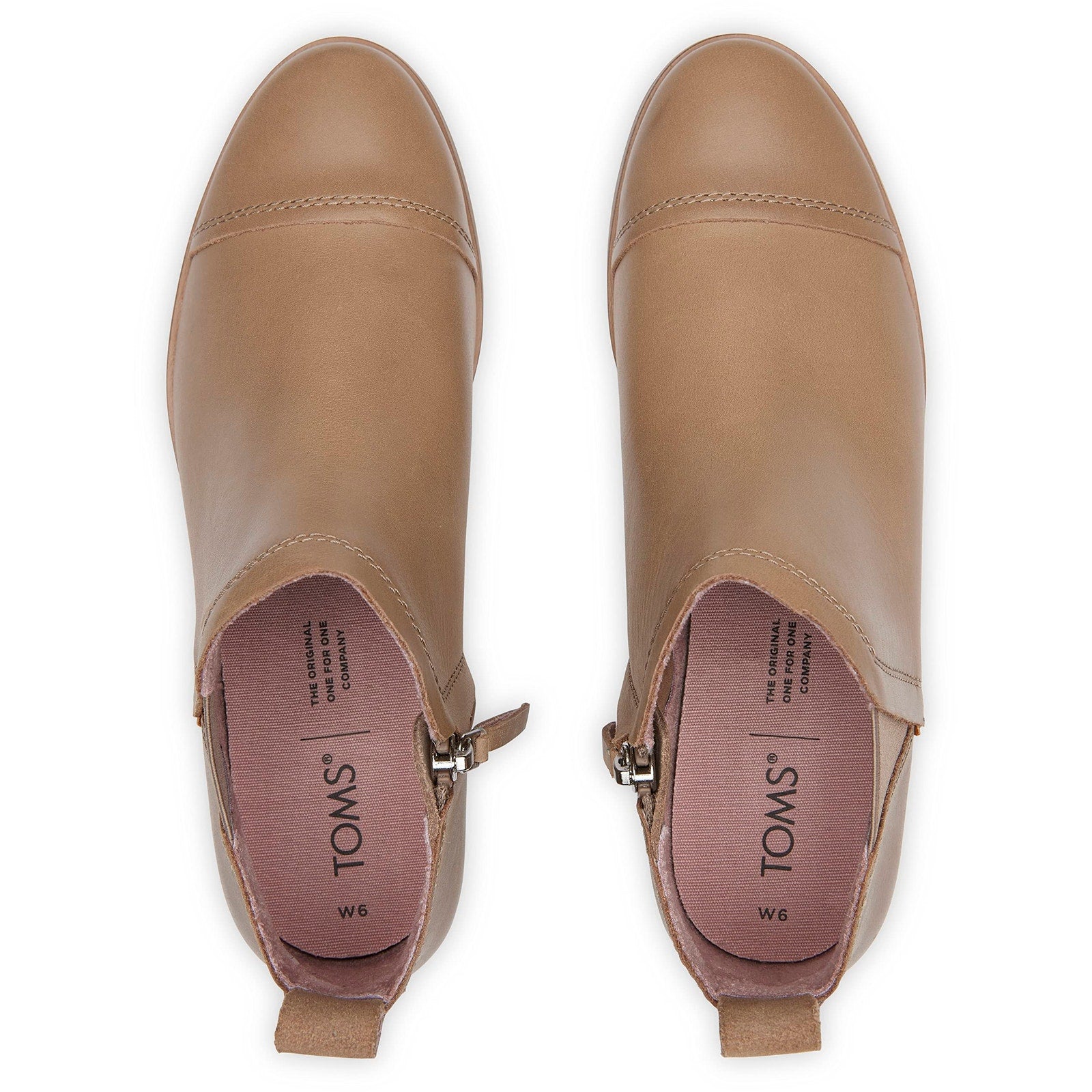 TOMS Women Reese Pull-On Ankle Boots Grey Size 6