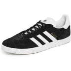 Adidas Men Originals Gazelle Casual Shoes Black/White/Gold Metallic Size 11