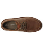 Clarks Men Gravelle Low Tan Leather 8 Wide