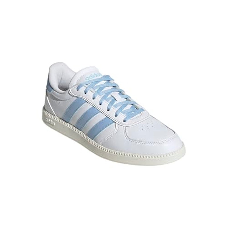 Adidas Women Breaknet Sleek Sneaker White/Blue/Off White size 6