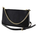 Michael Kors Women Jet Set Travel Pouchette Crossbody Black Medium