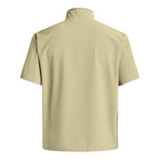 Adidas Men Coaches Quarter Zip Woven Jacket  Beige Size L