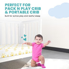 Motherly Haven Crib Mattress Pad 2 Inch Foam Waterproof