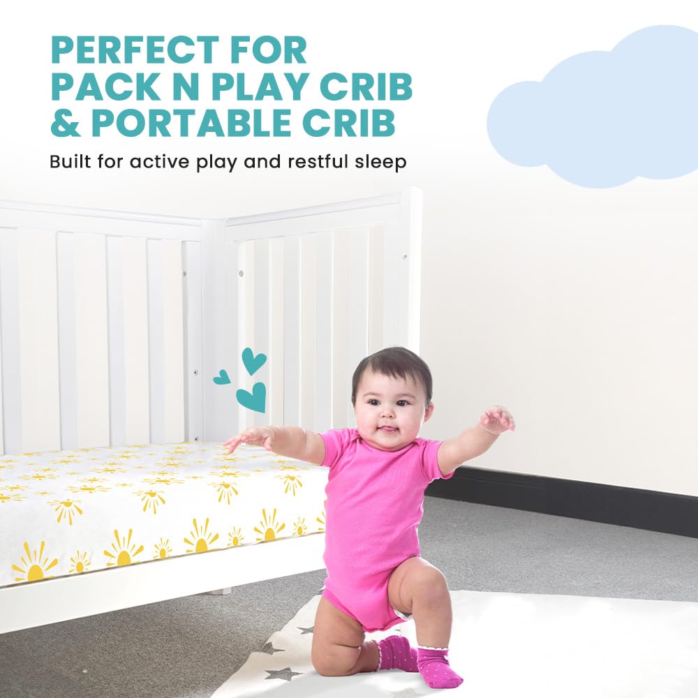 Motherly Haven Crib Mattress Pad 2 Inch Foam Waterproof
