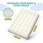 Motherly Haven Crib Mattress Pad 2 Inch Foam Waterproof