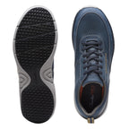 Clarks Men Clarkspro Lace Navy Leather 10.5 Medium