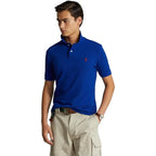 POLO RALPH LAUREN Men Mesh Pony Logo Polo Shirt (M, HrtgRoyal)