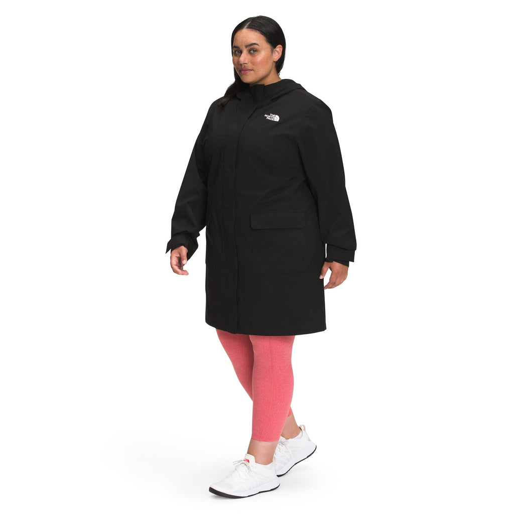 The North Face City Breeze Parka Women Rain Jacket Black Size XS