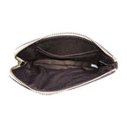 Coach Women Crossgrain Leather Corner Zip Wristlet