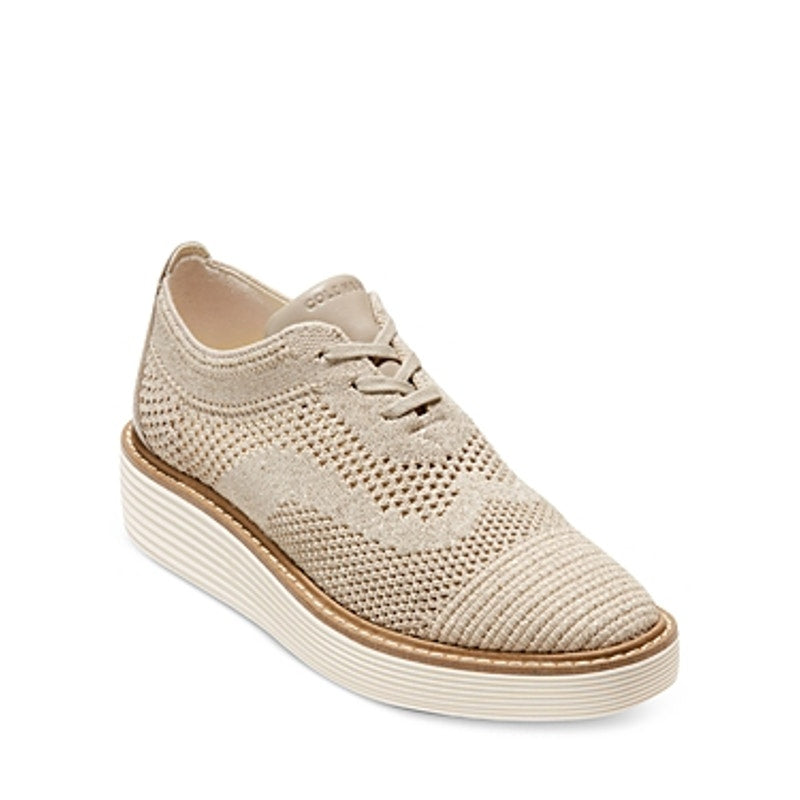 Cole Haan Women OriginalGrand Stitchlite Oxford 9.5 Rye Beige
