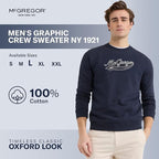 MCGREGOR Men Sweatshirt Cotton Crewneck Graphic Pullover Size Medium