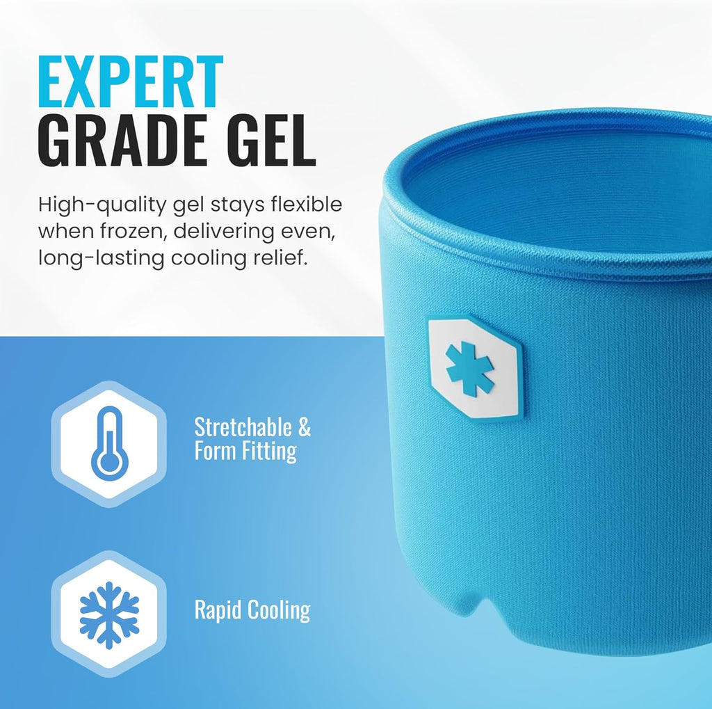 ICEWRAPS Migraine Relief Cap Cold Therapy Head Wrap