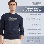 MCGREGOR Men Sweatshirt Cotton Crewneck Graphic Pullover Size Medium