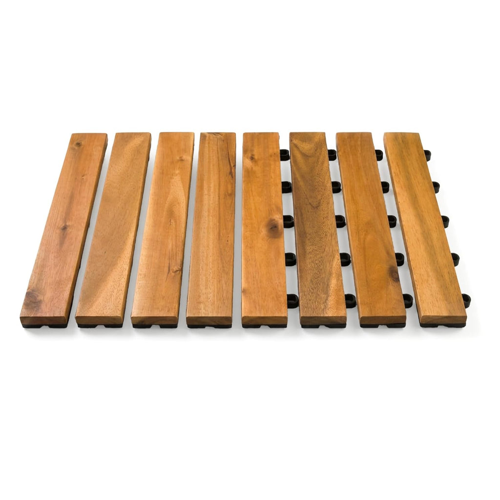 Majestick Goods Deck Tile Edge Trim 12x12 Straight 8 Pack