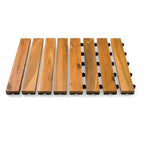 Majestick Goods Deck Tile Edge Trim 12x12 Straight 8 Pack