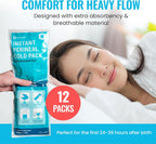 ICEWRAPS Postpartum Cold Pads Instant Relief 12 Pack