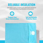 ICEWRAPS Ice Pack Fabric Cover 10x14 Reusable Sleeve