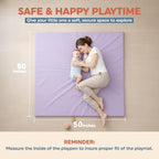 Motherly Haven Play Mat Cover 50x50 Waterproof Replacement