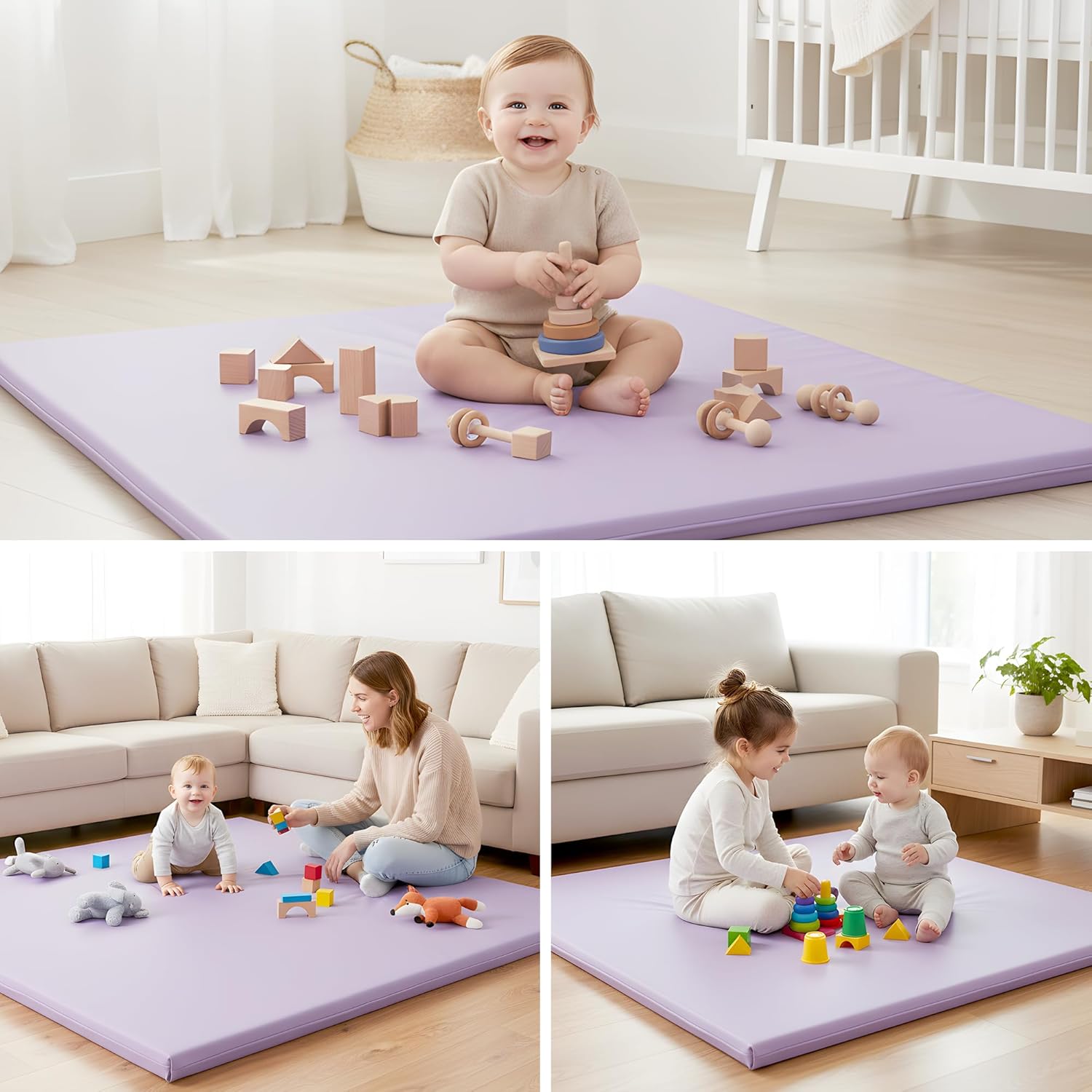 Motherly Haven Play Mat Cover 50x50 Waterproof Replacement