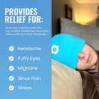 ICEWRAPS Migraine Relief Cap Cold Therapy Head Wrap