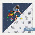 Motherly Haven Foldable Baby Play Mat 79x71 Waterproof Foam Reversible