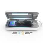 PhoneSoap 3 UV Cell Phone Sanitizer & Dual Charger Box White