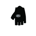 100% Unisex Sling Short Finger MTB Cycling Gloves Black Medium