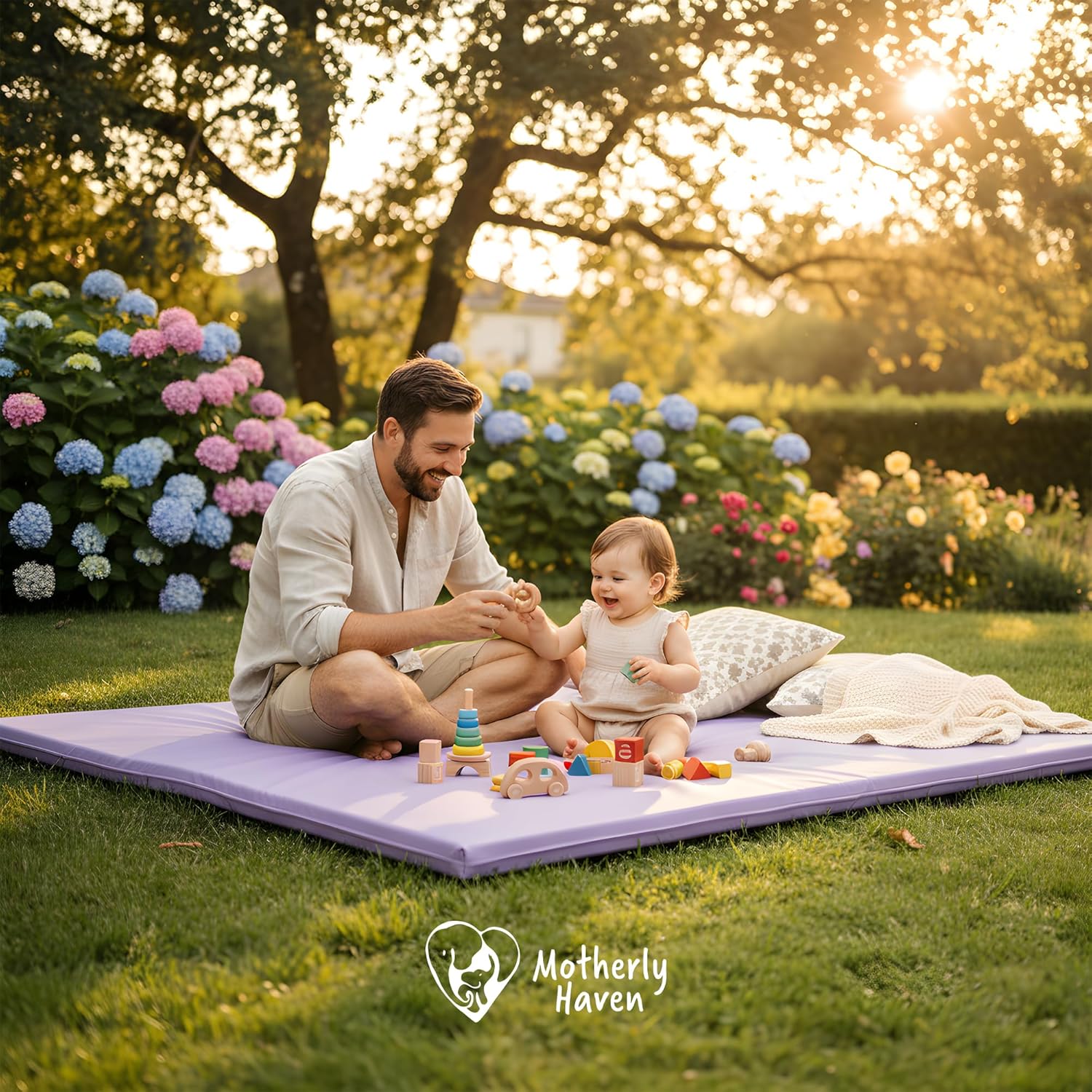 Motherly Haven Play Mat Cover 50x50 Waterproof Replacement