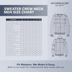 MCGREGOR Men Sweatshirt Cotton Crewneck Graphic Pullover Size Medium