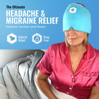 ICEWRAPS Migraine Relief Cap Cold Therapy Head Wrap