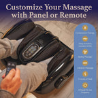 Cloud Massage Shiatsu Foot Massager Black with Heat for Pain Relief