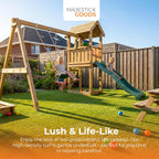 Majestick Goods Turf Grass Deck Tiles 12x12 8 Pack