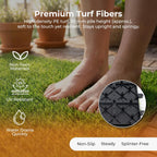 Majestick Goods Turf Grass Deck Tiles 12x12 8 Pack