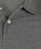 MCGREGOR Men Polo Shirt Cotton Regular Fit Short Sleeve Dark Grey Size M