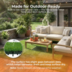 Majestick Goods Turf Grass Deck Tiles 12x12 8 Pack