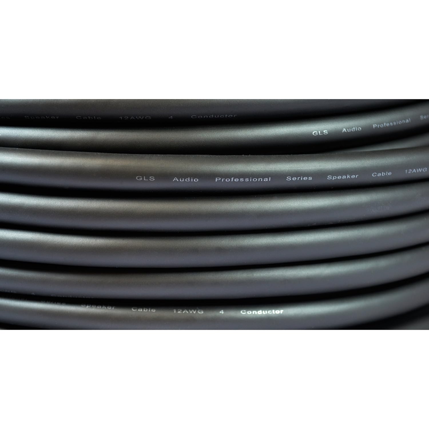 GLS Audio 12AWG 4 Conductor Speaker Cable 500ft Spool